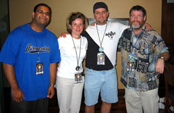 Manish, Adriana, Jeff, Maurice @ Skydome Shot Event 2002