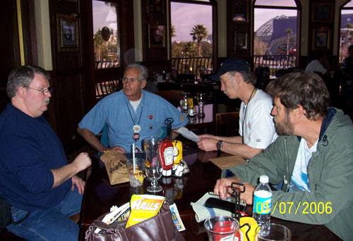 Group in Orlando cafe