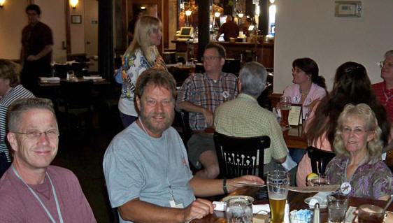 Tom C., Andy J. and his wife Suzi