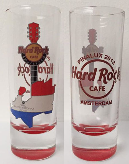 Hard Rock Cafe INDIANAPOLIS 2006 5th "A Shot At The Finish Line" Event 4" GLASS 